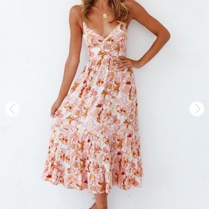 Floral midi dress